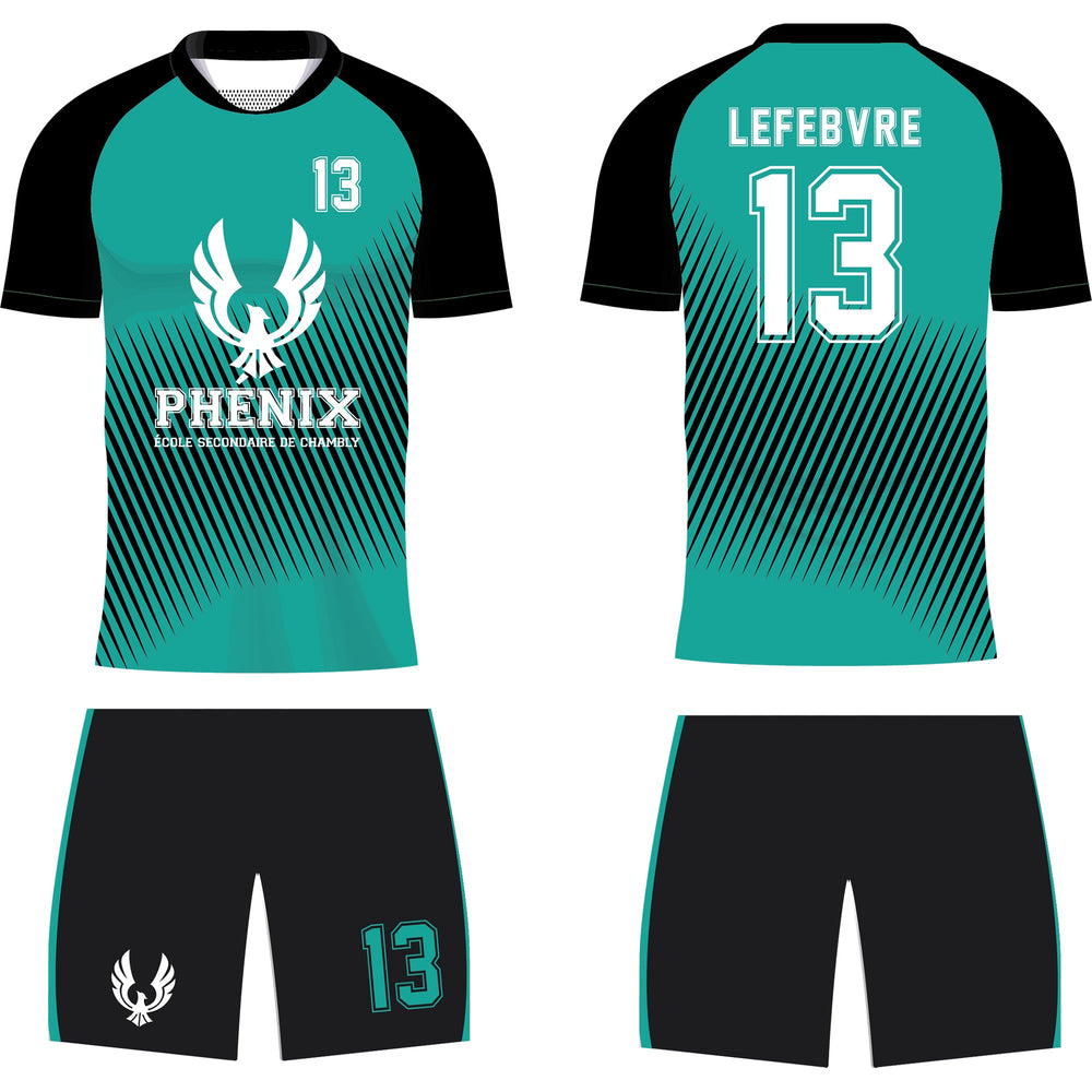 Ensemble flag football unisexe